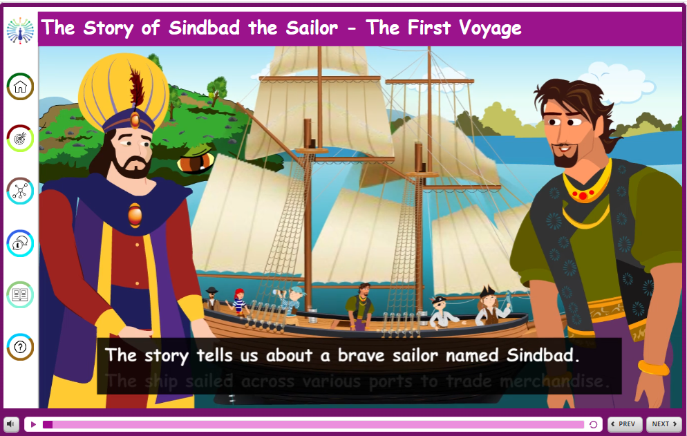 The Story of Sindbad the Sailor cover